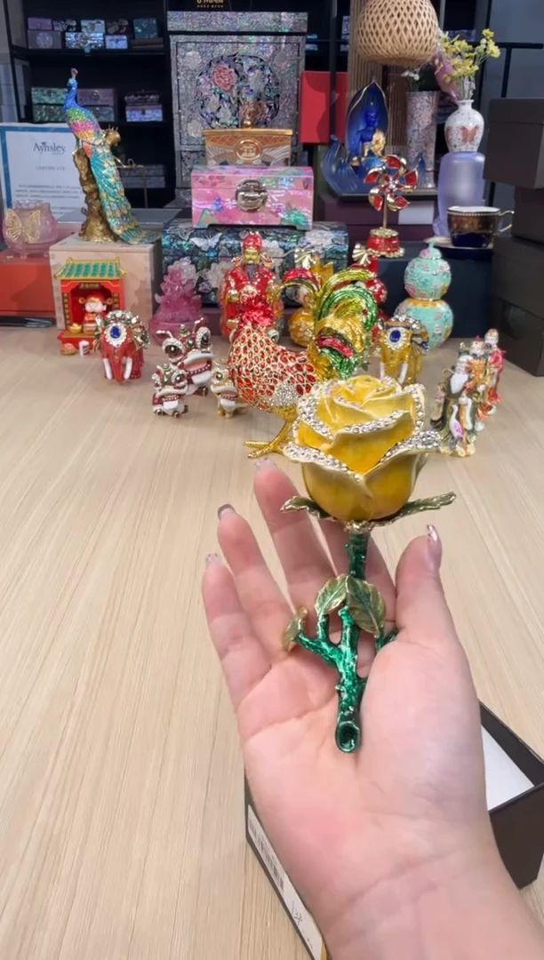 207七宝黄色小玫瑰花