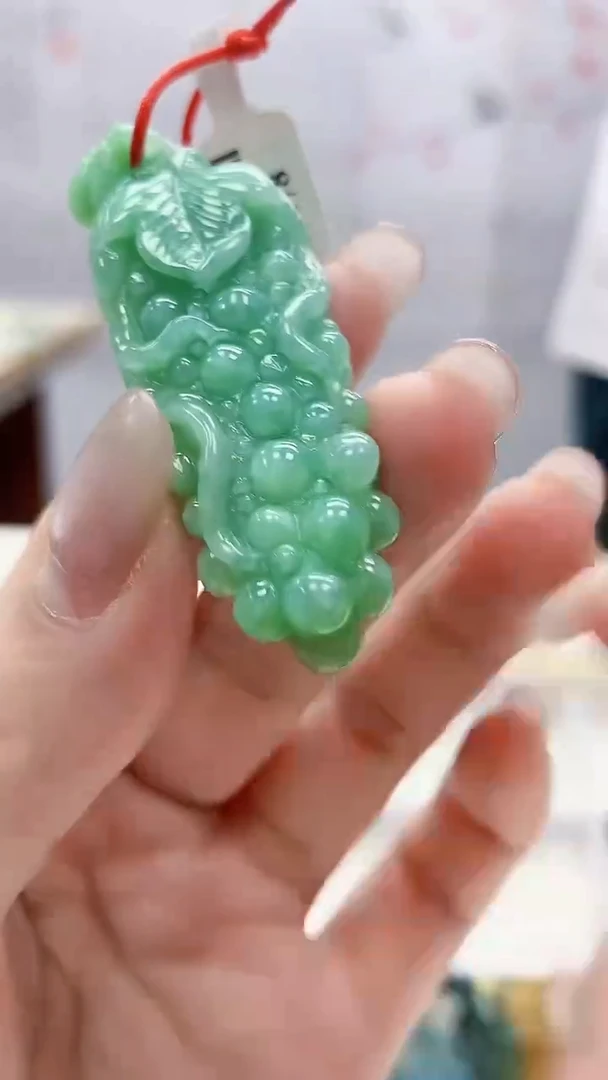 定制翡翠未镶嵌4812lr-毛货挂件91