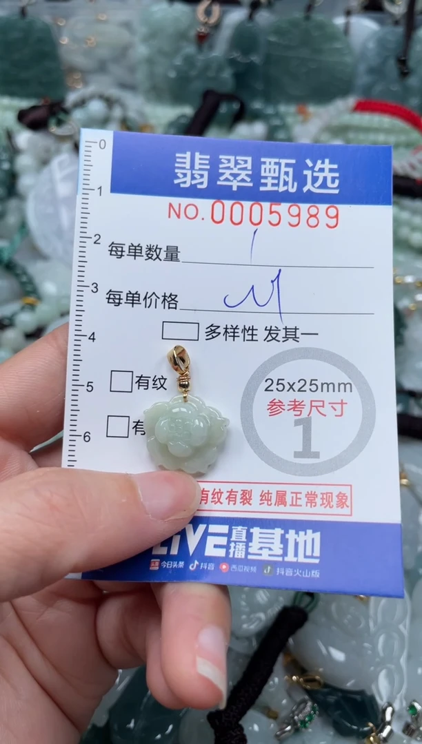 【闪购商品】翡翠颈饰未镶嵌00..5989
