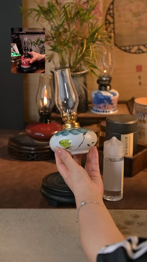 景德镇陶瓷香薰灯摆件