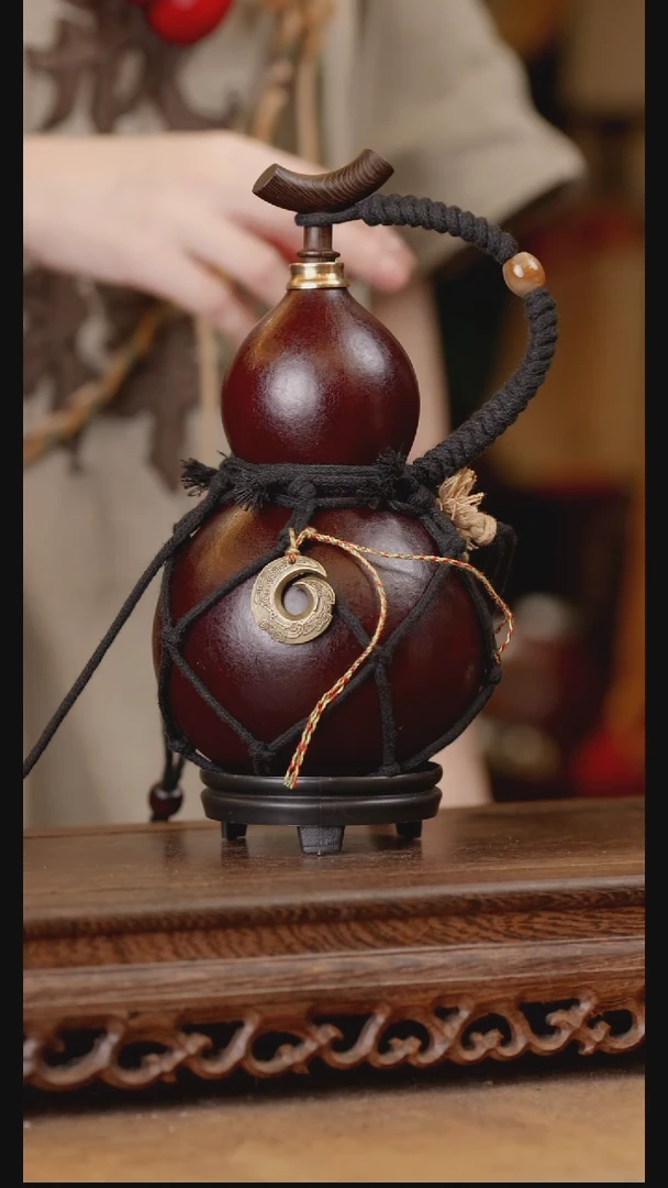 293号精品天然大漆酒葫芦一物一拍~