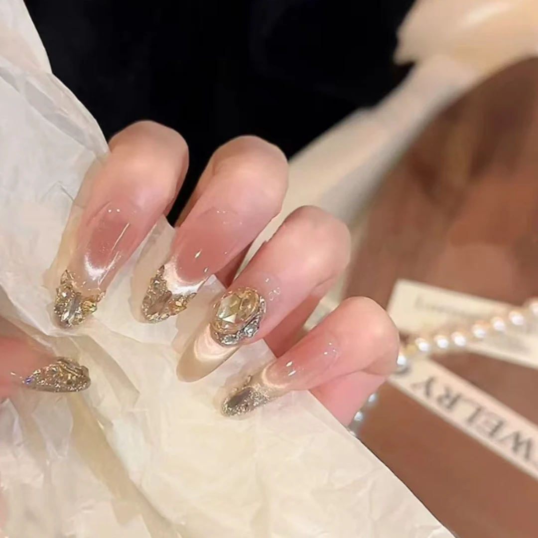 【千金】纯手工猫眼纯手工显白高级穿戴甲