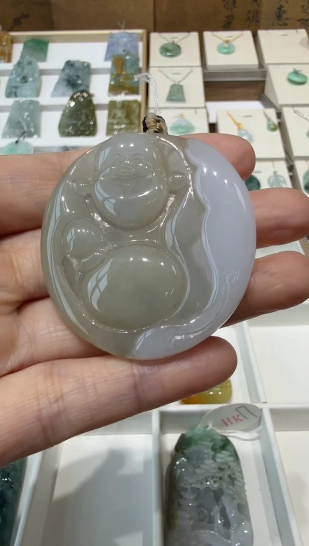 翡翠挂件未镶嵌A货翡翠多样性孤品