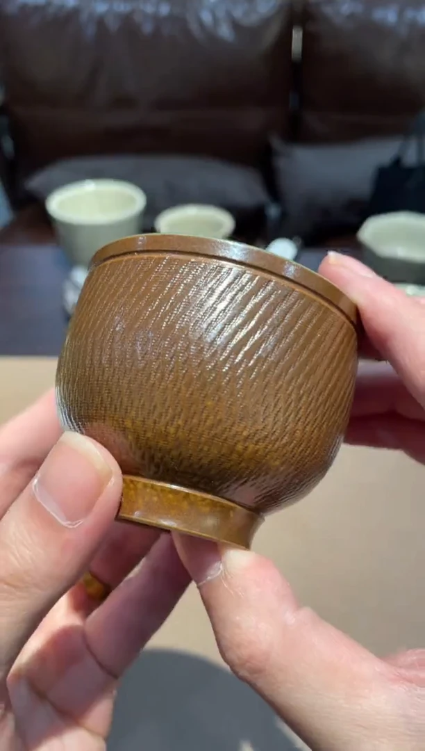 77窑承青瓷跳刀杯子