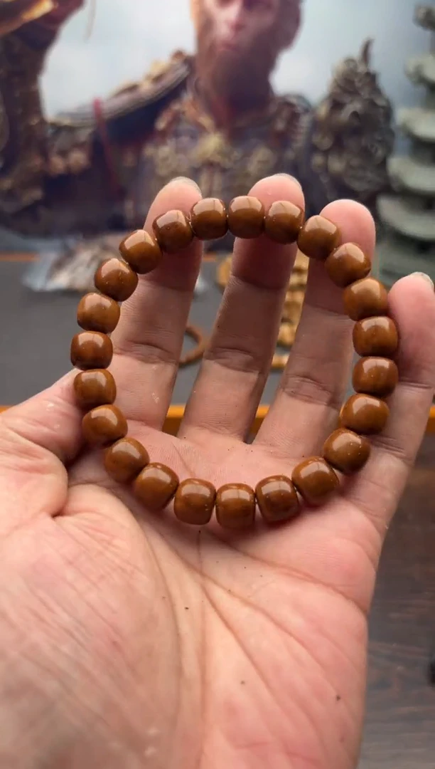 紫金鼠手串94号实心老邢