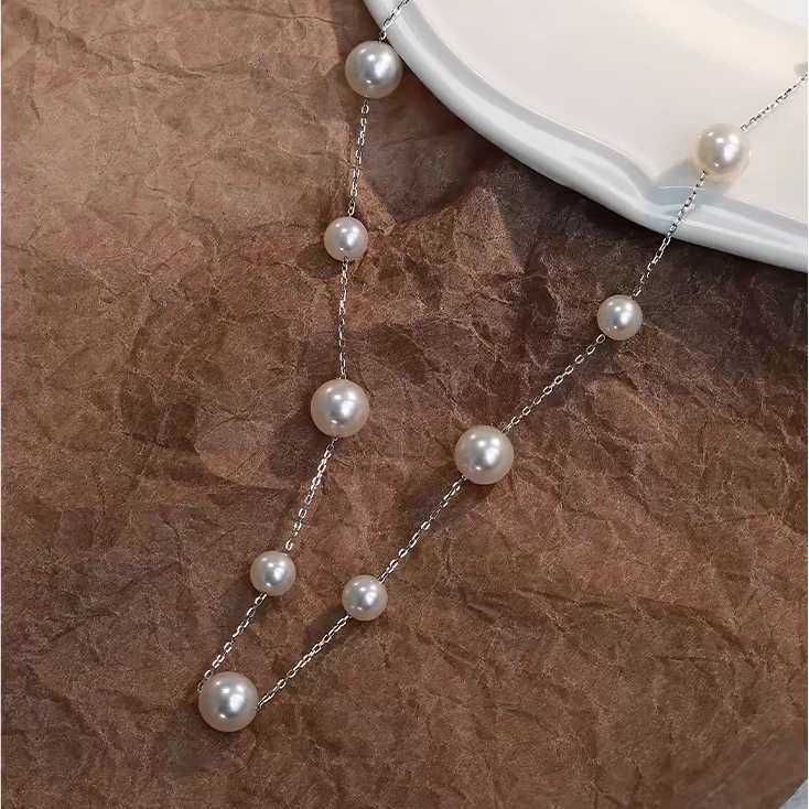 链子925银 满天星一款多戴小众经典项链吊坠超闪气质轻奢百搭颈链