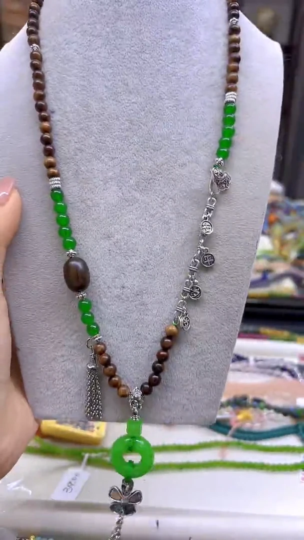 翡翠未镶嵌项链DIY款X691