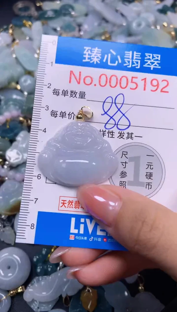 吊坠(不含链)未镶嵌翡翠5192