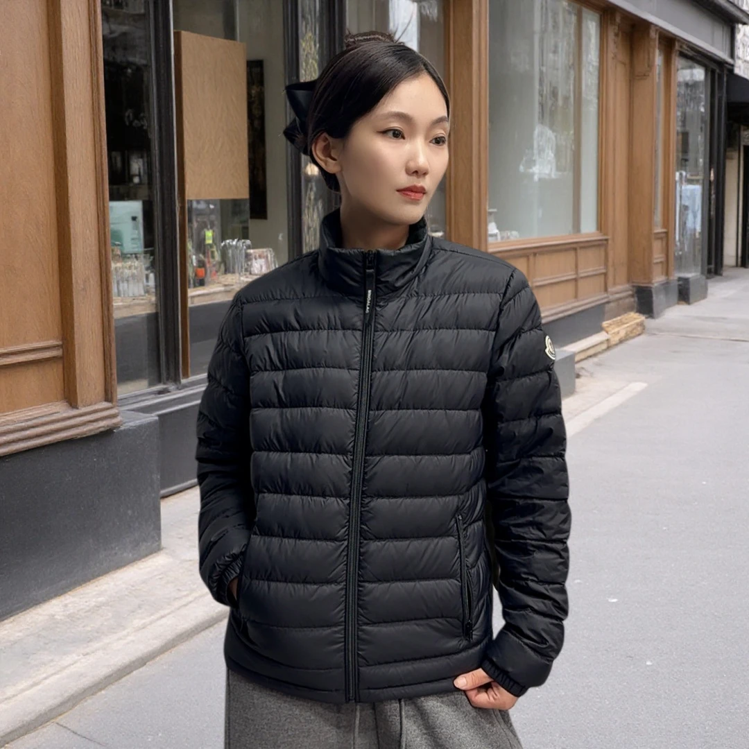 全新未使用 MNOALAC轻薄立领排骨羽绒服外套男女同穿