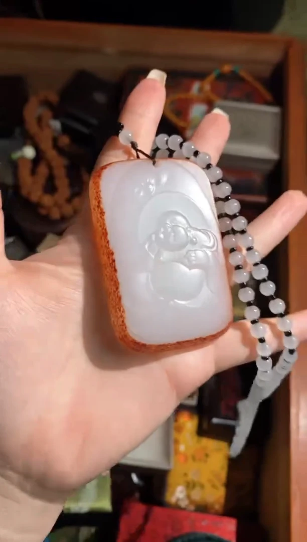 颈饰未镶嵌和田玉（子料）永玉阁精品专属摆件
