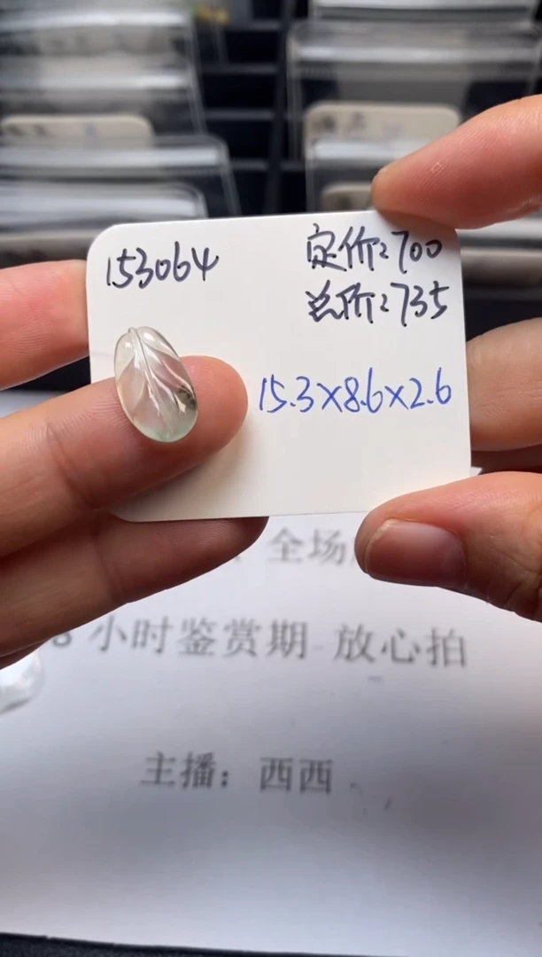 吊坠(不含链)未镶嵌翡翠153064