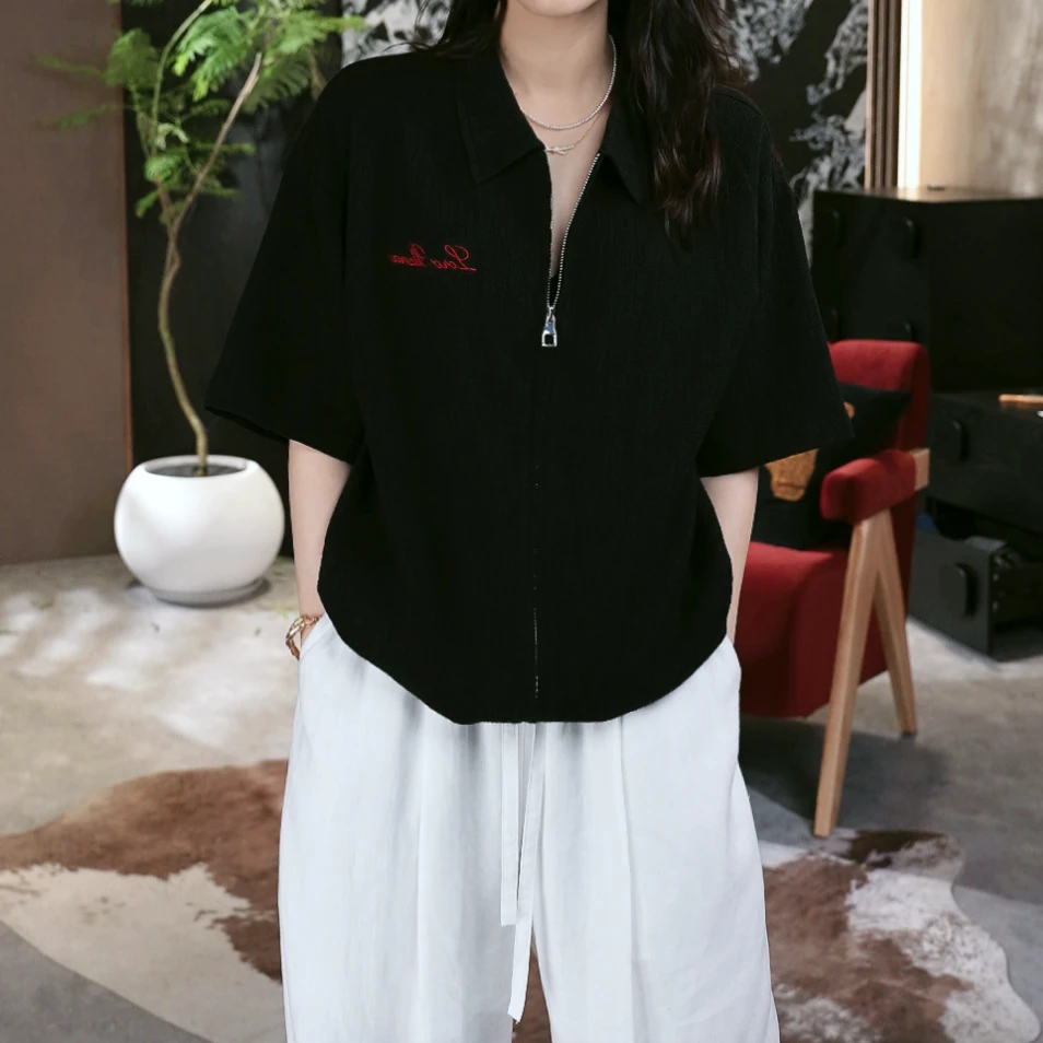 【绘尚D6黛仪3077】夏季新款POLO衫修身版型长袖男装S253077