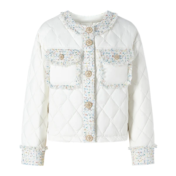 【丽公主】休闲韩版立领羽绒服时髦百搭鸭绒保暖外套Y427306911