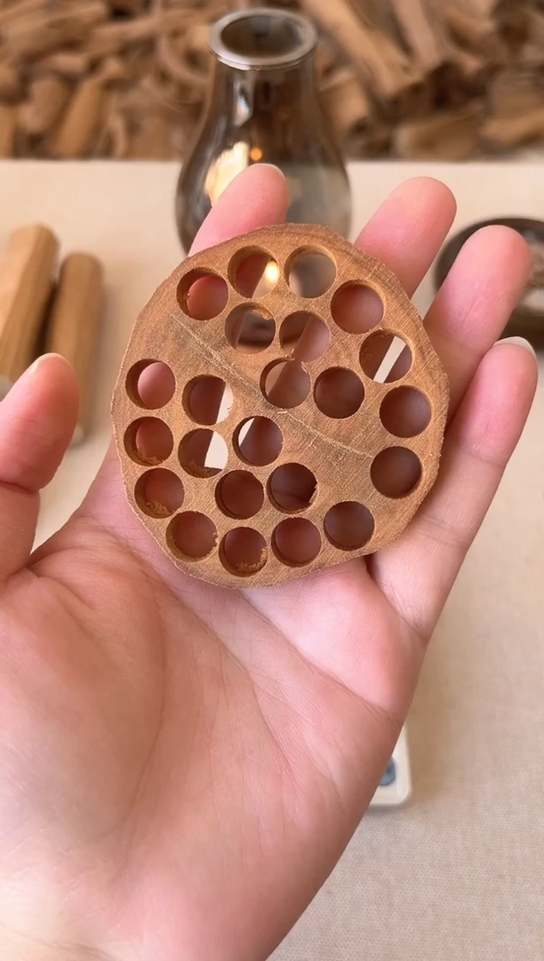 檀香木手串/手链正区老山檀 藕片车珠碎 14.5克