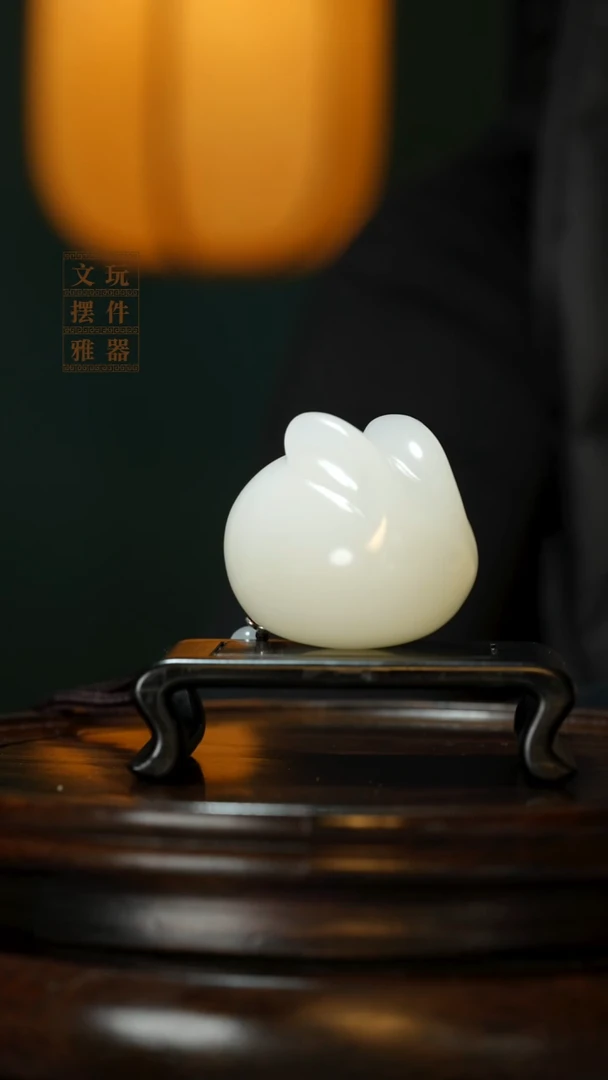 玉《前途似锦》手把件摆件