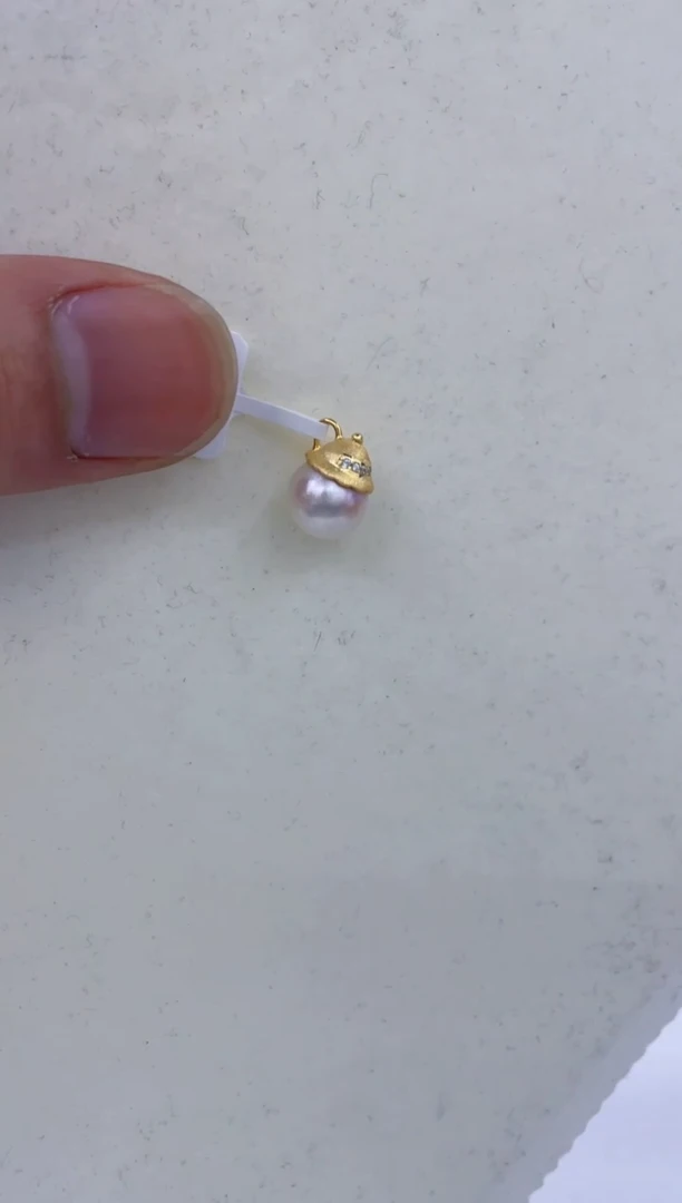 颈饰银S925镶嵌海水珍珠