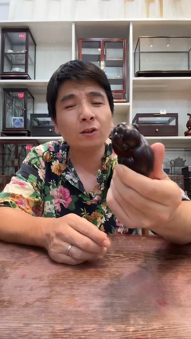 风车木（黑檀木）摆件216