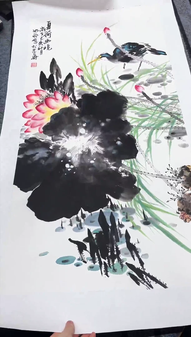 精品国画花鸟作品