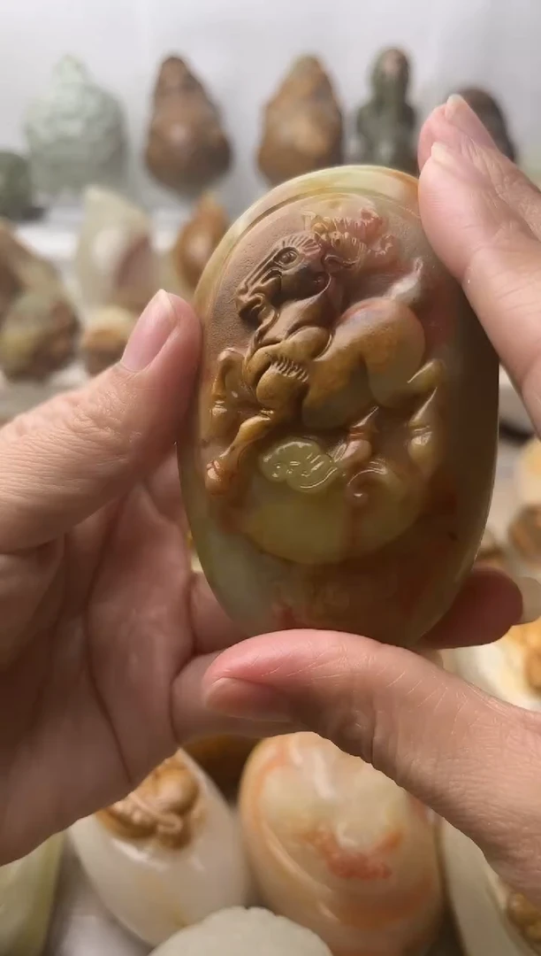 石材古青石棉纹正常不退换羊