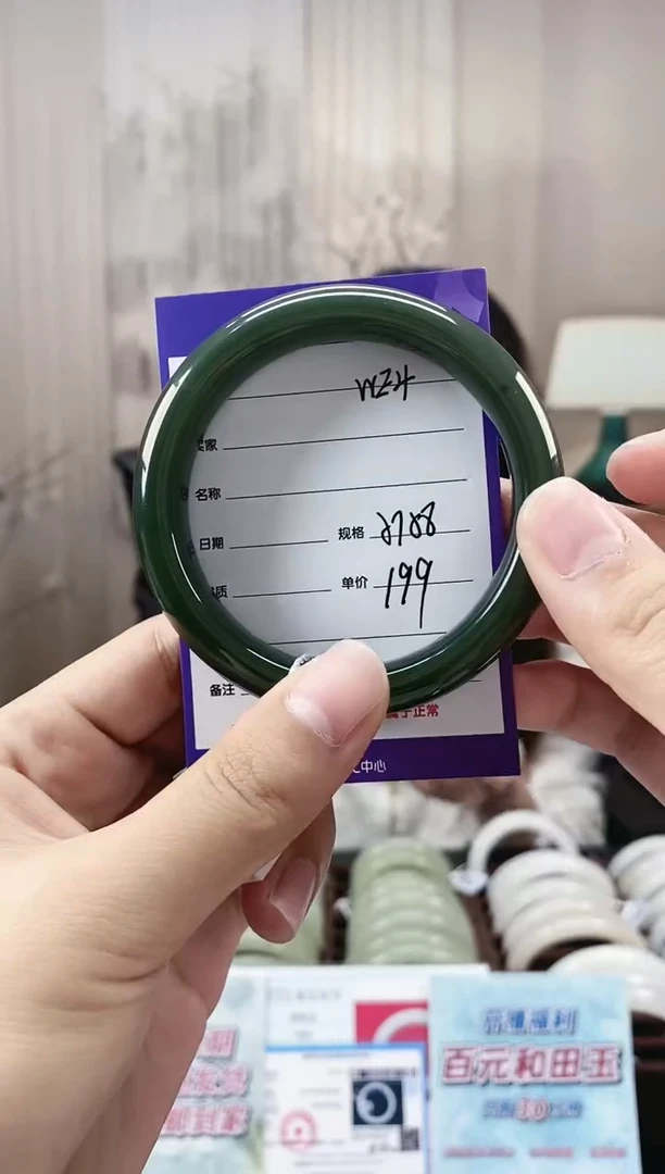 未镶嵌手镯和田玉WE4微色差