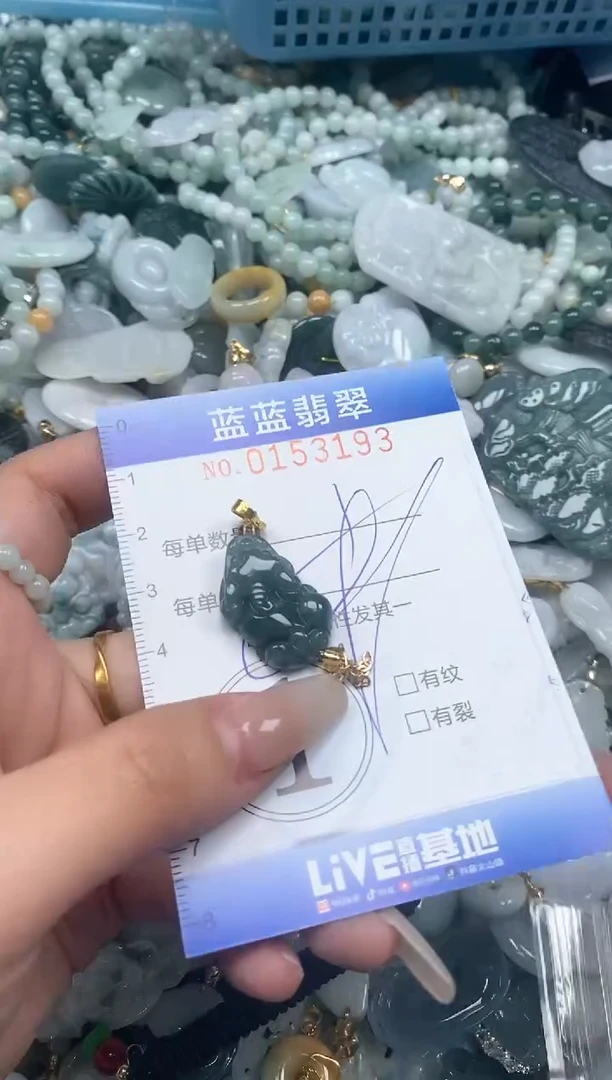 【闪购商品】翡翠颈饰未镶嵌闪购0153193多样性发其一