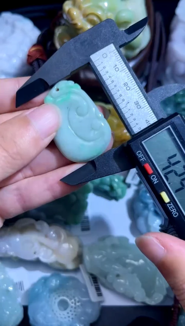 翡翠未镶嵌吊坠(不含链)00000174
