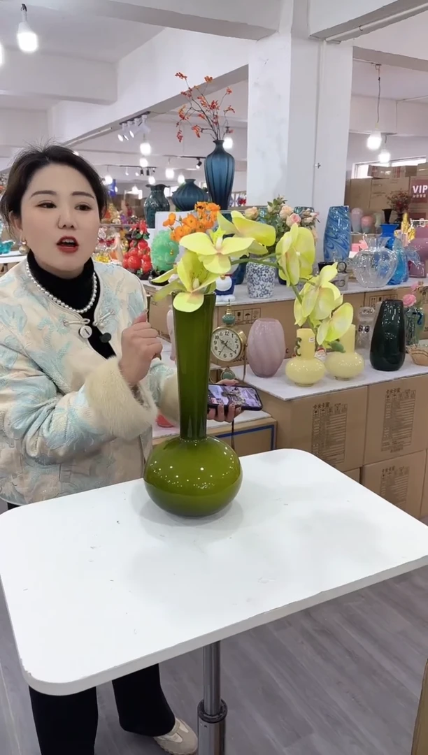 【闪购商品】琉璃椿新花器J-4