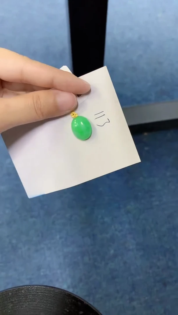 【闪购商品】翡翠颈饰18K金镶嵌000000000