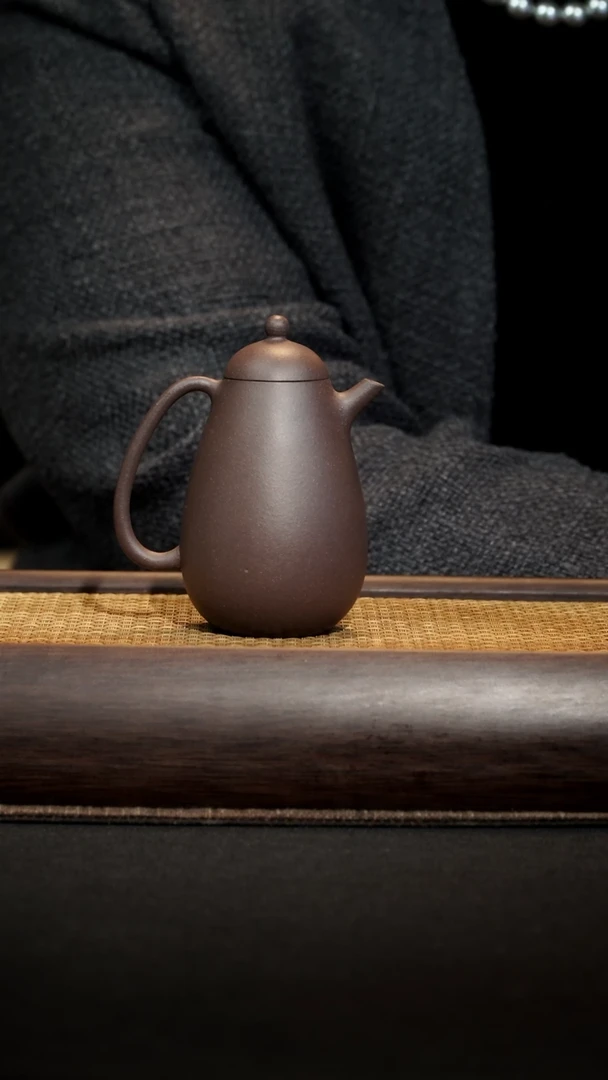 【闪购商品】紫砂茶壶高龙蛋紫泥140毫升