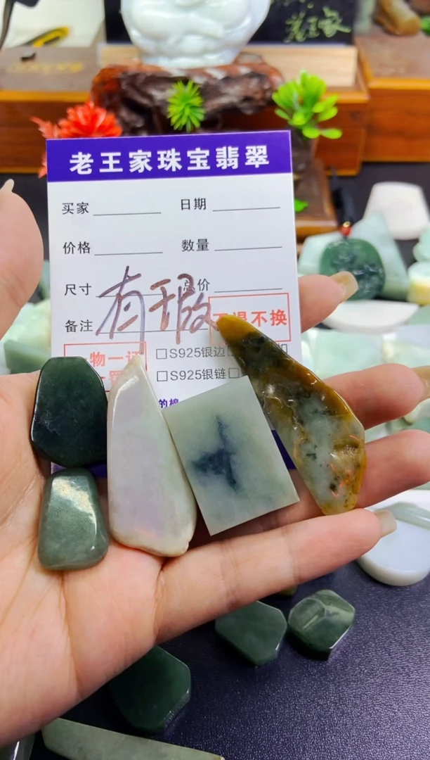 【闪购商品】翡翠颈饰未镶嵌料子