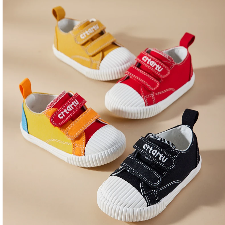 crtartu/卡特兔卡特兔帆布宝宝鞋子防滑休闲饼干机能鞋-X1CJ011