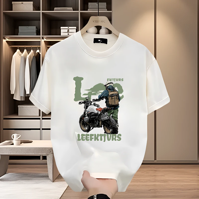 美式潮牌2025夏季爆款男女同款纯棉短袖T恤休闲百搭轻奢百搭上衣T