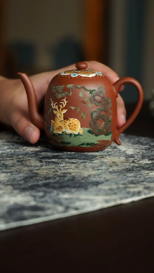 茶杯紫砂49号宜兴紫砂原矿作品