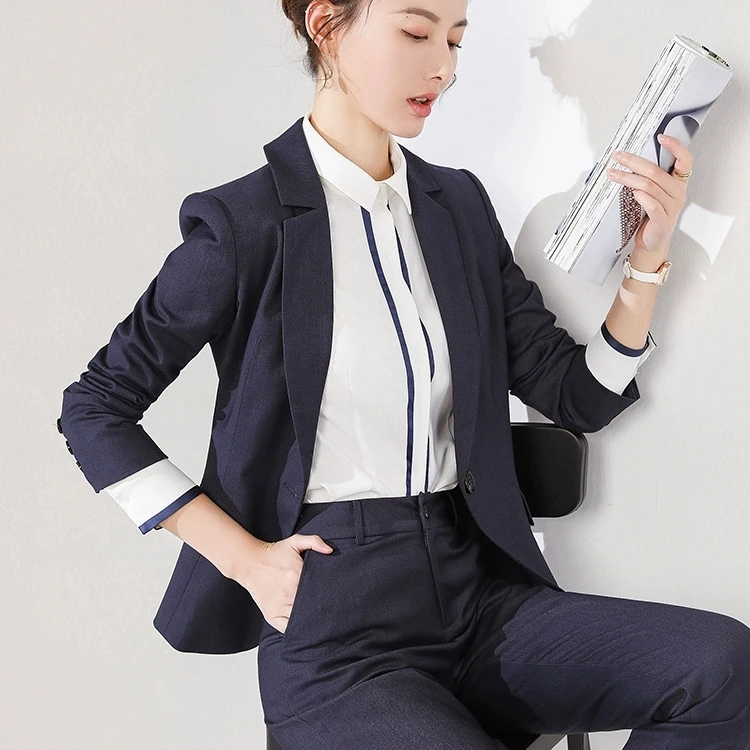 C0615职业西装套装女新款西服职业装高端工作服OL气质正装C女士