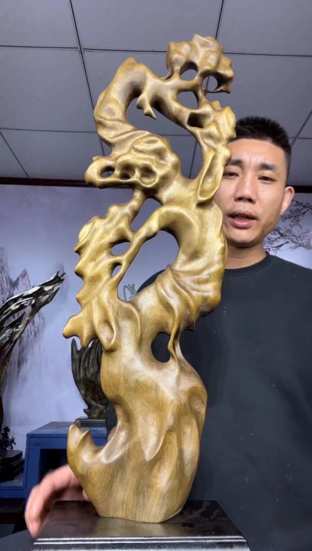 金丝楠木雕款x****之金丝楠木工艺品摆件