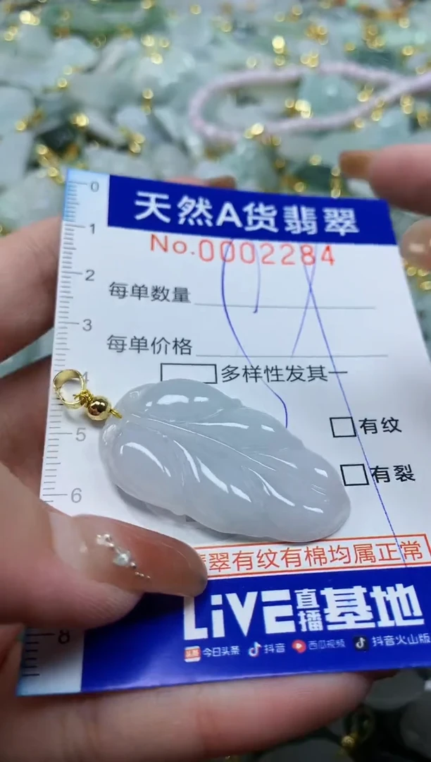 颈饰未镶嵌翡翠天然A货翡翠