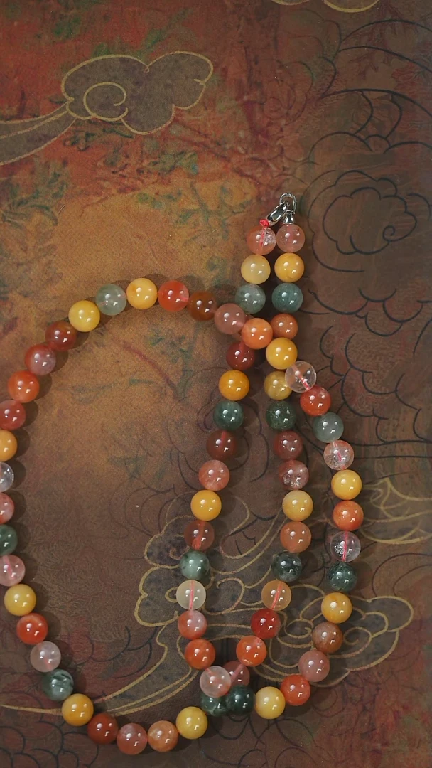 【闪购商品】水晶项链未镶嵌红兔毛@@x555