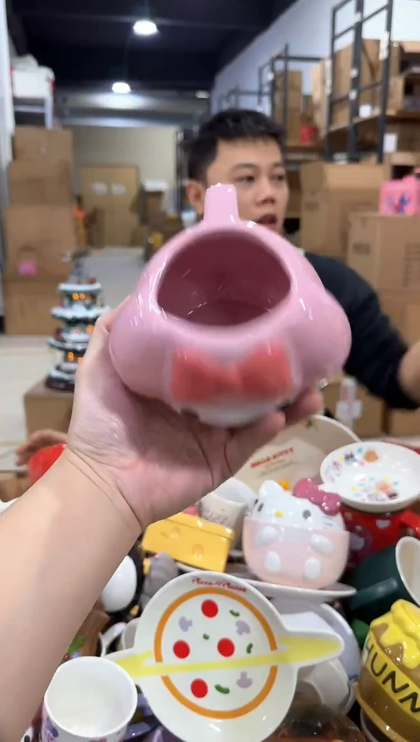 瓷片B款美乐蒂头杯