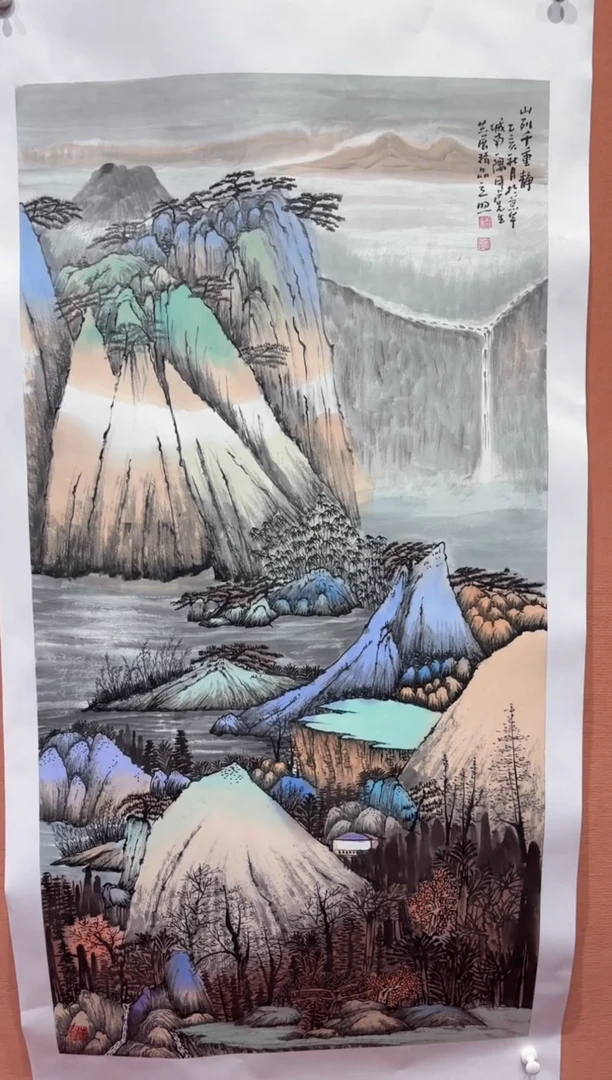 国画师立照老师国画作品