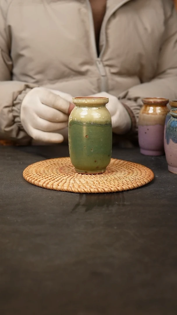【闪购商品】瓷片泥泥陶瓷花盆 瑕疵
