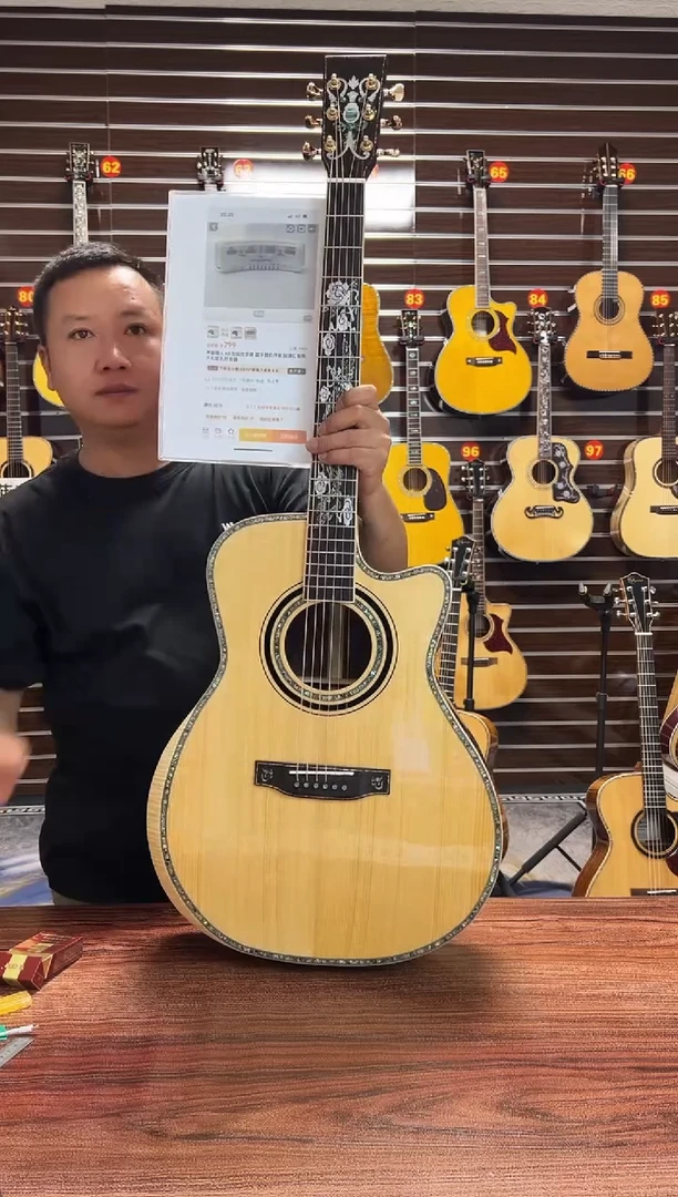 GAC缺角，云杉玫瑰木全单+6S, 背板雕花