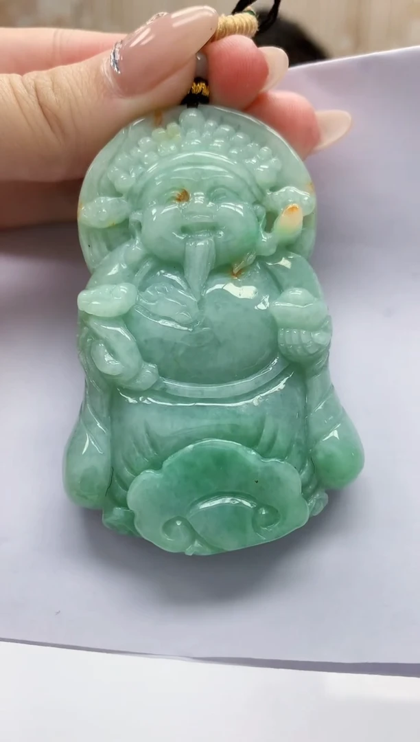 定制翡翠未镶嵌5060jw-毛货挂件38