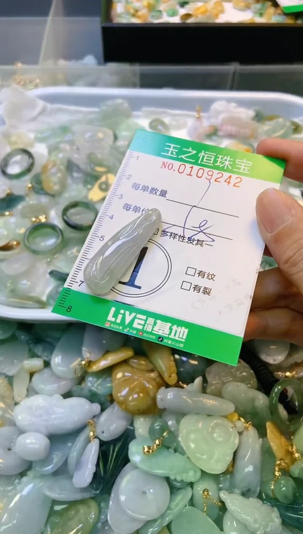 翡翠未镶嵌颈饰闪购0109242