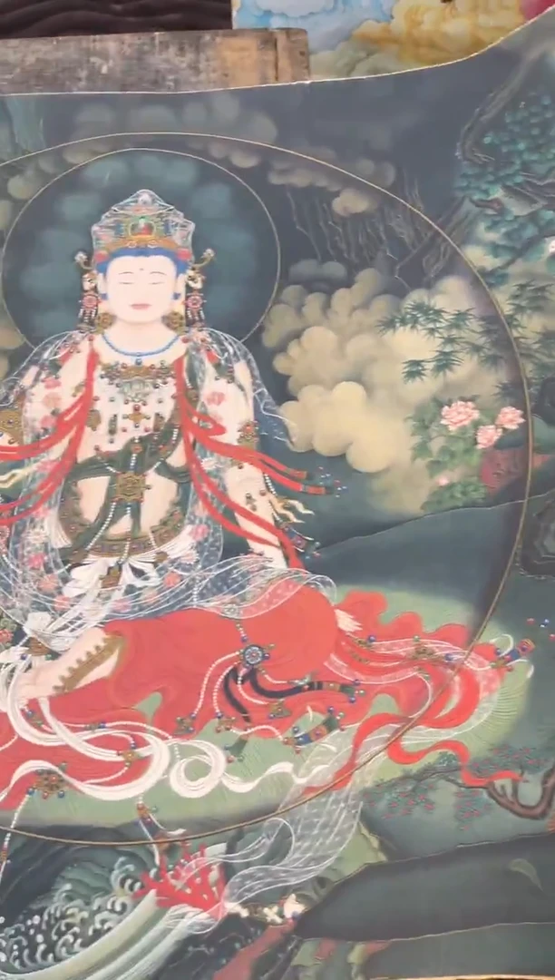 卷轴画刘洋画院老六专属w98