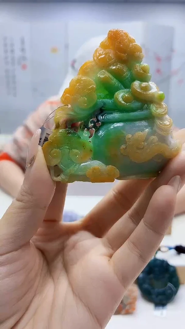 未镶嵌定制翡翠4919ty-毛货挂件111