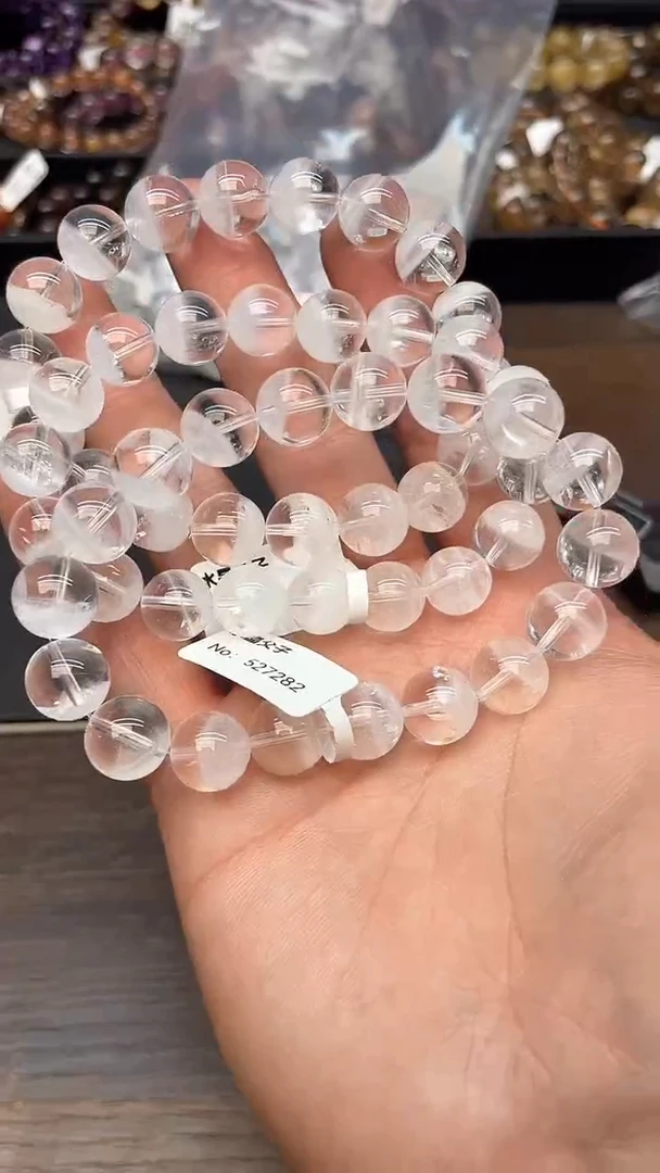 【闪购商品】水晶手串未镶嵌36 白幽灵 11mm多样性发其一