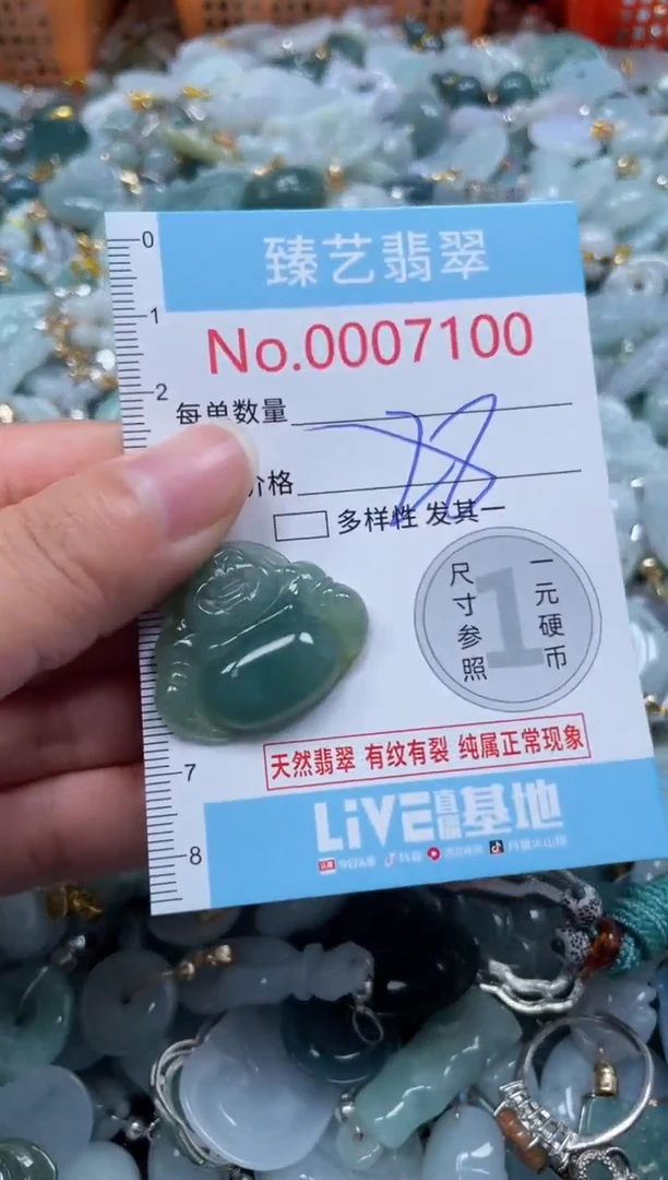 颈饰未镶嵌翡翠7100