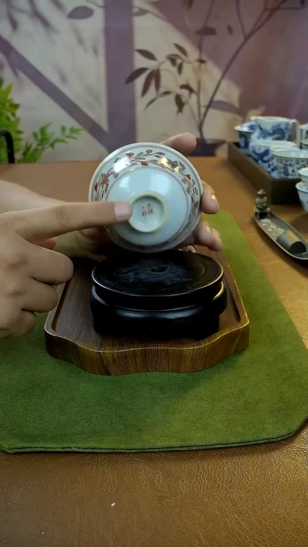 景德镇釉下彩手绘茶杯