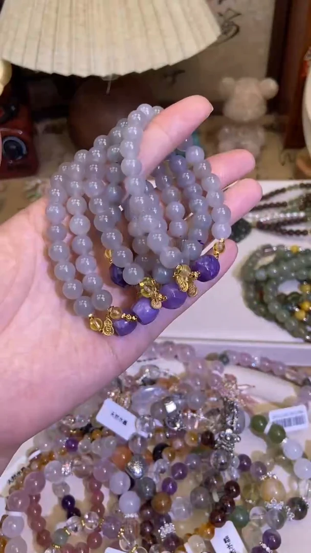 手饰和田玉银S925镶嵌400