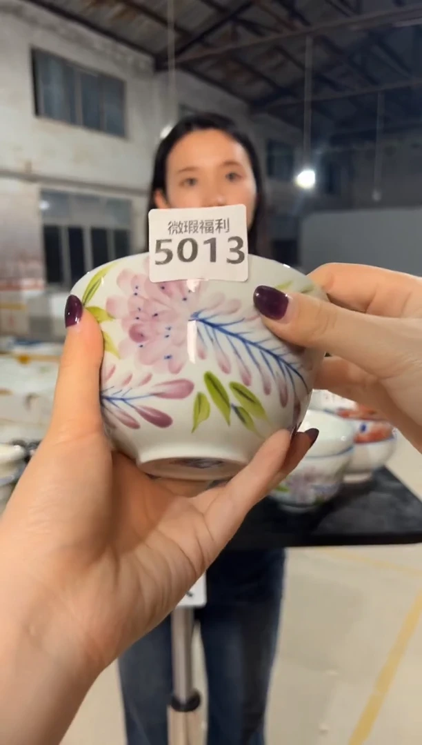 陶瓷景德镇高温釉下手绘陶瓷